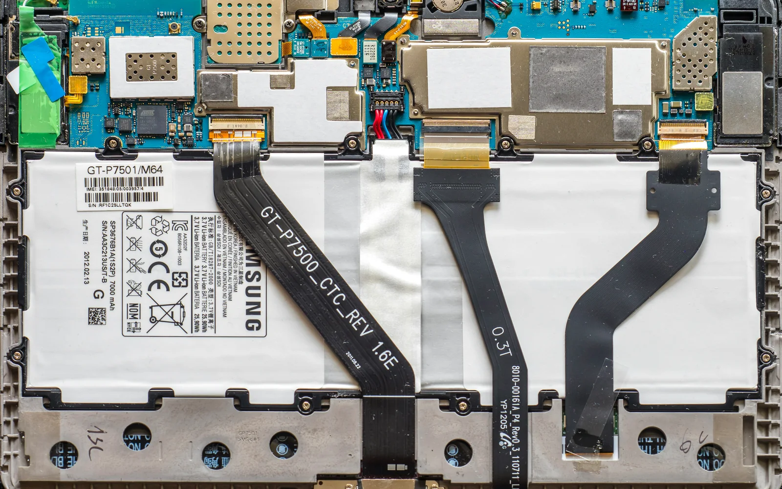 Nahaufnahme einer elektronischen Leiterplatte
